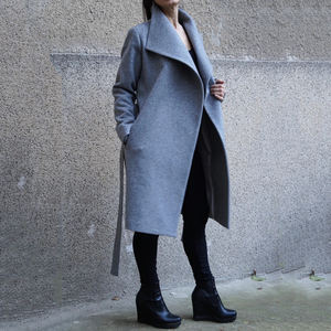 Manteau en laine à ceinture pour femmes grande taille MIYING FASHION - Manteau d'hiver surdimensionné pour un port quotidien en extérieur chaud - Product Image 5