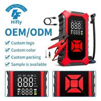 Portable Wireless Rechargeable Compact Car Emergency Starting Booster Air Pump Tire Inflator Jump Starter