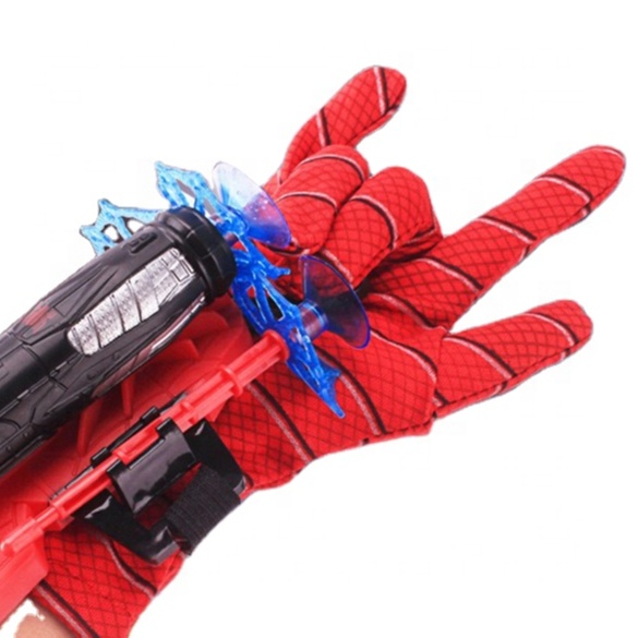 Лидер продаж, волшебная пусковая установка супергероя, набор игрушек на запястье Человека-паука, пусковая установка для сети, ролевая игра, детская игрушка с пусковым устройством для извлечения запястья