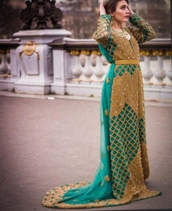 Elegante Royal Lehenga Choli con material de acetato bordado Zardozi pesado ATIYA LIBAS vestido hasta el suelo para fiesta/boda - Product Image 1