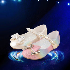 Zapatos Mary Jane para Niñas 2025, con Lazo de Mariposa y Perlas, Suela Suave, para Fiestas, Actuaciones y Cumpleaños, Aptos para las Cuatro Estaciones - Product Image 3