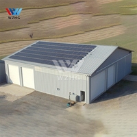 Bâtiment de structure en acier Kits de grange de poteau préfabriqués personnalisés Barndominium bâtiment hangar de ferme atelier préfabriqué
