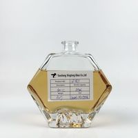 Bouteille de tequila peinte 750ml avec différents poids et conceptions et bouchons d'étanchéité
