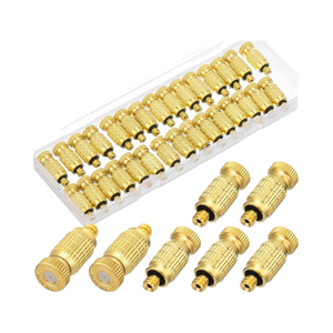 Cabezales de pulverización de niebla antigoteo de alta presión Boquillas de nebulización de latón para exteriores - Product Image 1