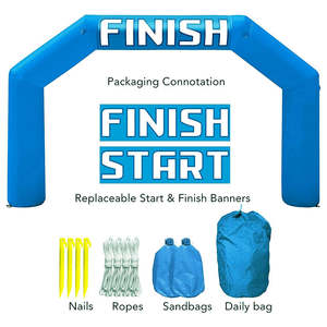 قوس قابل للنفخ بشعار مخصص من قماش أكسفورد لخط البداية والنهاية للفعاليات الخارجية والسباقات - Product Image 6