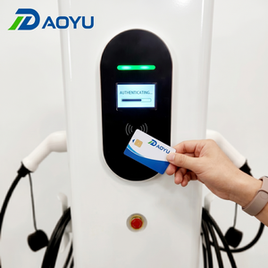 Professional Floor-standing Dual 22kW EV Charger Type 2 GBT Type 1 OCPP 1.6J APP Double Gun Charging Station for Commercial - Product Image 1