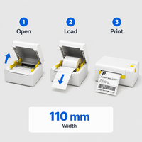 Imprimantes thermiques portables sans fil Airprint Y486 WiFi Direct Print pour les voyages, pour les formats A4 et LETTER
