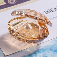 Figurine en cristal de luxe HBL, coquille en cristal, ornement en perles de cristal pour cadeaux promotionnels, décoration de la maison