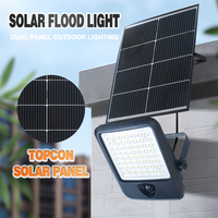KCD Étanche IP65 Jardin Prix Moins Cher En Gros 100 watts 300w 500w LED Solaire Projecteur Extérieur Avec Télécommande