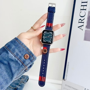 Motif de cowboy de mode pour les bandes Apple IWatch 38/40/41/42/44/45/49mm Bracelet de montre série 8 7 6 5 4 <span class=keywords><strong>3</strong></span> <span class=keywords><strong>2</strong></span> 1 SE - Product Image 2