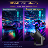 Nuevo Proyector de Bolsillo TURN1 de Tiro Corto, Android 14, 200 ANSI, 720P, Compatible con 4K, WiFi, Portátil, para Interiores y Exteriores, Cine en Casa