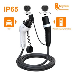 Feyree 3.5kW Single Phase 16A EVSE <b>Cable</b> Type 2 to GBT EV <b>Charging</b> <b>Cable</b> for Electric Vehicle Home <b>Charging</b> Station Wallbox Use - Product Image 5
