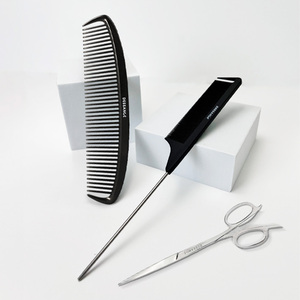 Peine Antiestático Resistente al Calor, Peine Profesional para Eliminar el Frizz, Peine Dessange de Carbono, Peine Desenredante de Fibra de Carbono - Product Image 5