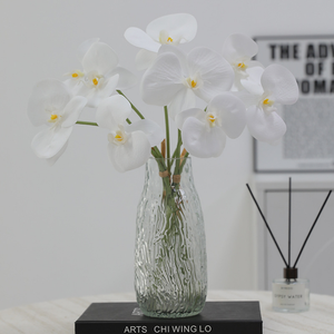 Film holographique 3D premium, fleur artificielle en forme d'orchidée papillon pour la décoration intérieure, centre de table de mariage, marqueur d'allée, arrangement en vrac - Product Image 3