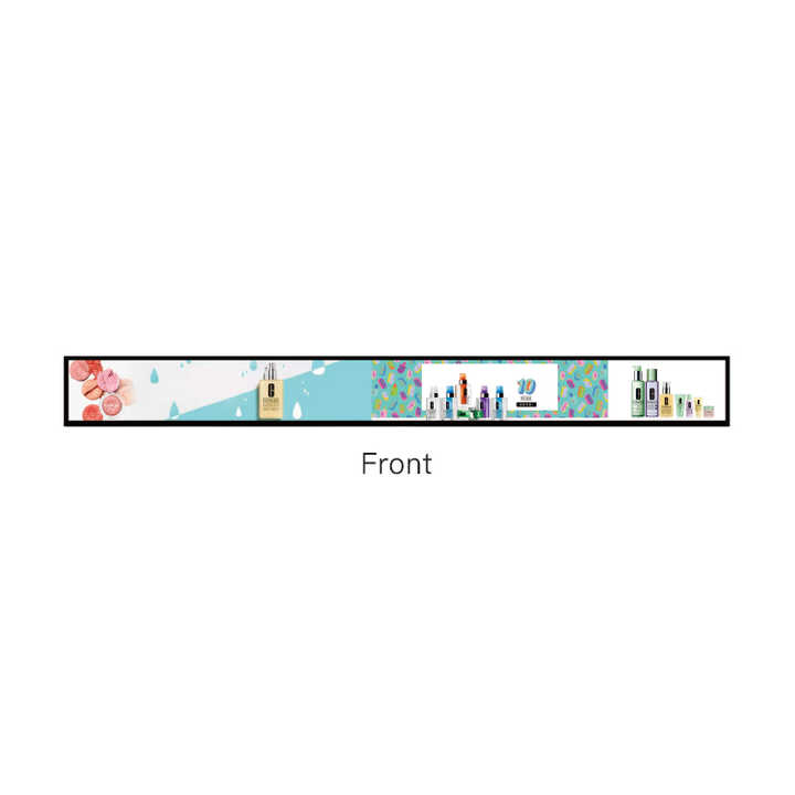 Double Advertising Ultra Wide Screen Wifi Android 5.1.1 Monitor Bar Lcd Small Shelf Price Label Display