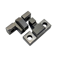 Gabarit de positionnement personnalisé pour fraisage CNC, en aluminium anodisé dur noir, pour équipement d'assemblage automatisé