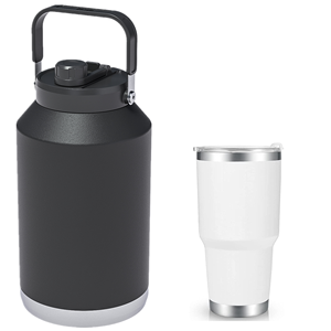 4 <strong>Litre</strong> Bpa Free Large Capacity Wide Mouth 128 oz <strong>1</strong> Gallon <strong>Stainless</strong> <strong>Steel</strong> Insulated <strong>Water</strong> <strong>Bottle</strong> With Straw and Sleeve - Product Image 6
