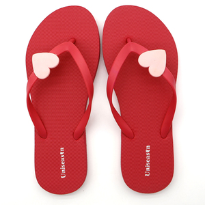 Vente en gros de tongs pour femmes, nouveaux modèles, légères, antidérapantes, à bout ouvert, <span class=keywords><strong>tendance</strong></span>, avec motif cœur, en promotion - Product Image 4