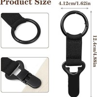 Clip de rangement multifonctionnel anti-lo pour voyage en extérieur, pour chapeau, sac à dos et sac – Clip portable pour maintenir le chapeau sur sac à dos et valise