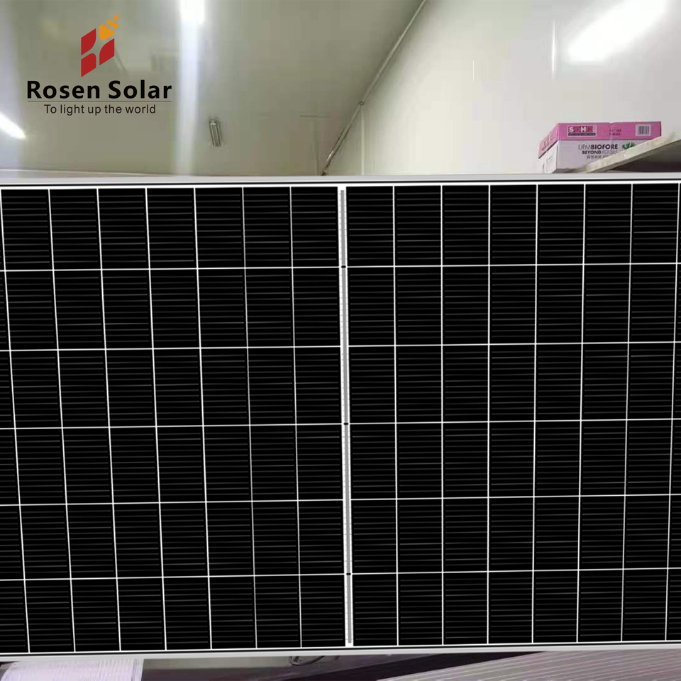 Rosen Bulk Order 25years Warranty Panels 144half-cell Complete Solar Kit 550w Solar Panel