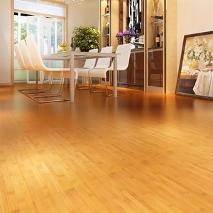 Plancher en <span class=keywords><strong>bambou</strong></span> carbonisé tissé à lattes étroites |   Installation flottante/à coller au sol |   Chambre à coucher et salon - Product Image 2