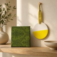 Diffuseur d'arômes en céramique personnalisé, plaque en céramique parfumée OEM ODM, forme et taille du logo personnalisées