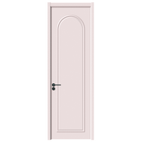 Porte intérieure plate en MDF sans peinture, résistante à l'humidité, insonorisée et anti-rayures, vente en gros d'usine