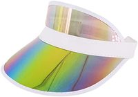Chapeau d'extérieur unisexe, visière pour Tennis, plage, soleil, en plastique coloré, transparent, plage, poker, Golf, unisexe, Protection UV