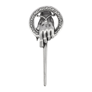 Broche Retro Fashion Mão do Rei, Acessórios Decorativos para Casacos e Chapéus - Product Image 1