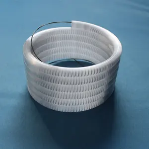 Far infrared milky white spiral quartz heating tube coil heating element