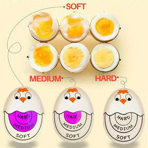 KITCHOICE Creative Plastic Egg <strong>Timer</strong>/Boiler Color-Changing Soft-Boiled Fully Boiled <strong>Cooker</strong> Waterproof Dial <strong>Timer</strong> Observation - Product Image 3