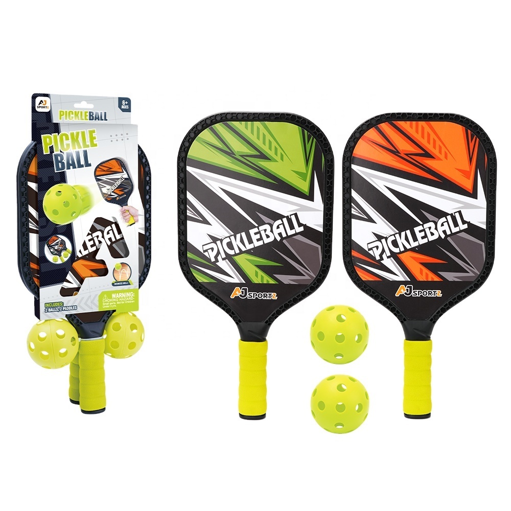 2025 Popular Customized Pickleball Court Set Plastic Pickleball Paddles for Outdoor Playing