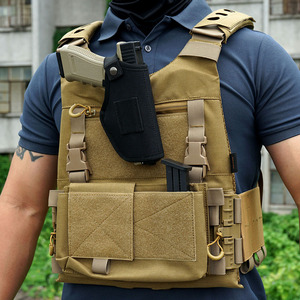 Toptan moda <span class=keywords><strong>Molle</strong></span> Chaleco Tactico tutuşunu açık eğitim taktik yelek fermuar özelleştirilebilir kişisel koruyucu - Product Image 1