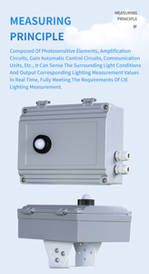 High-Precision ASHUR LU102 Factory Direct Sale Waterproof Outdoor Tunnel Color Temperature Illumination Brightness Detector <b>Wall</b> - Product Image 2