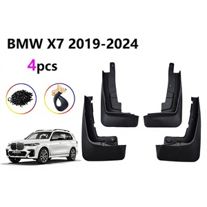 บังโคลนรถยนต์ BMW X7 ปี 20-24 พร้อมบันไดข้าง สีดำ แผ่นกันลมยาง สำหรับเกียร์ AT - Product Image 5