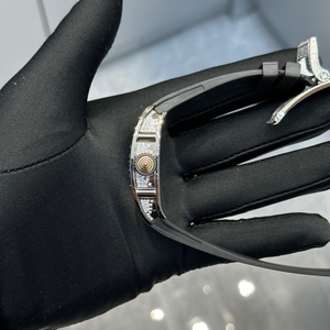 Fashion Hip Hop Diamond <strong>Women</strong> Mechanical <strong>Watch</strong> Crystal <strong>Skeleton</strong> Automatic <strong>Women</strong> Rubber Band for Gift Party - Product Image 3