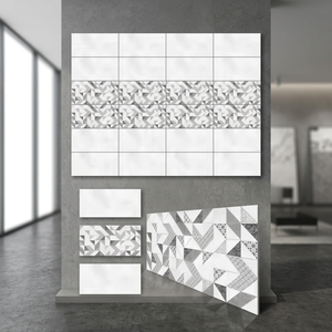 Carreaux muraux en céramique 3D numériques style Irak 30x60cm (300x600mm) pour salle de bain, dernière collection, prix usine, stock disponible, mosaïque murale - Product Image 2