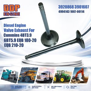 Válvula de Escape para Motor Diésel de Maquinaria de Construcción 3920868 3901607 4994143 para Cummins 4BT3.9 6BT5.9 EQB 180-20 EQB 210-20 - Product Image 2