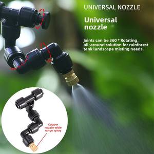 Spruzzatore Automatico per Rettili con Sistema di Nebulizzazione Regolabile a 360 Gradi, Umidificatore Intelligente Temporizzato per Terrari e Ambienti Tropicali - Product Image 4
