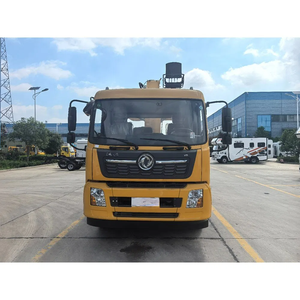 <span class=keywords><strong>Camion</strong></span> de dépannage à plateau Dongfeng Tianjin, diesel, manuel, avec grue rotative de 10 tonnes pour le sauvetage routier - Product Image 2