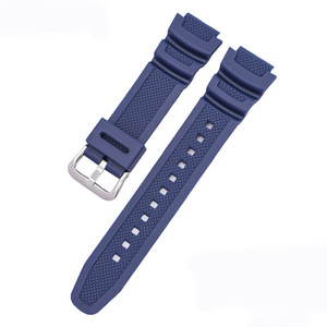 Correa de Goma Transpirable Inteligente de Alta Calidad de 18 mm para <span class=keywords><strong>Casio</strong></span> AE-1000W/AQ-S810W con Hebilla de Pin - Product Image 5
