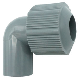 Raccord coudé en PVC 13A à angle droit avec connexion union unilatérale - Product Image 1