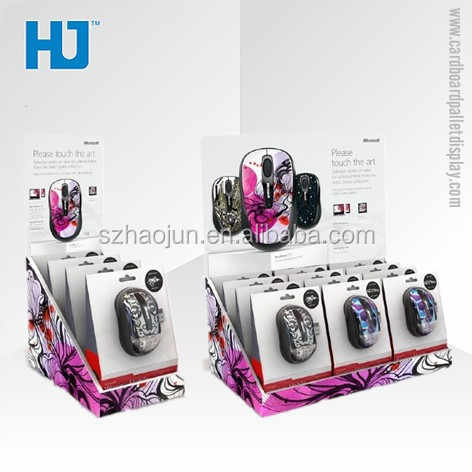 Mouse counter display, wholesale PDQ cardboard display box for computer ...