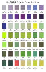 <span class=keywords><strong>Ruban</strong></span> gros-grain durable Boca en vrac, tissu texturé multicolore pour accessoires capillaires et projets de branding - Product Image 5
