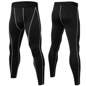Correr de secado rápido gimnasio entrenamiento hombres correr Legging Bicolore deporte hombres sexo medias Yoga pantalones adelgazamiento Leggings compresión - Product Image 1