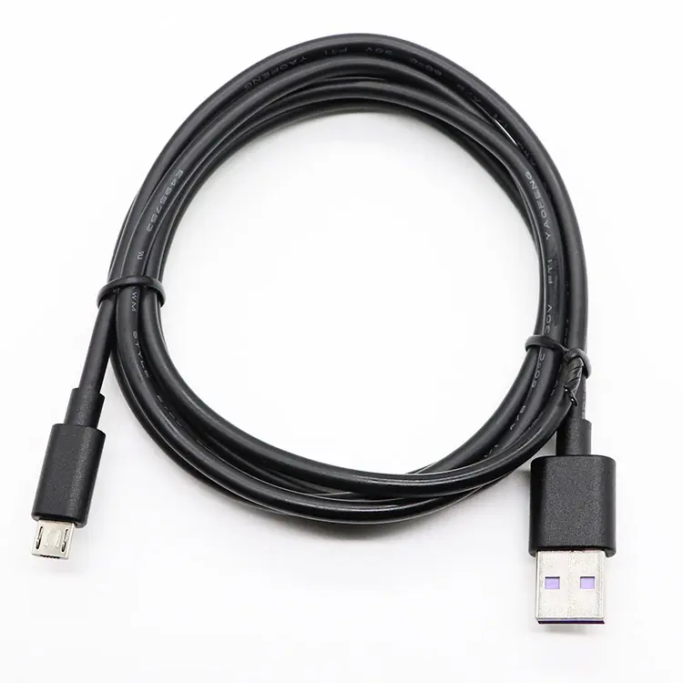 Câble micro USB mâle de haute qualité, 5 broches v8 1m/1M2m, câble de chargeur micro USB android
