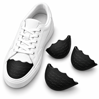 Coussinets de remplissage réutilisables pour chaussures trop grandes, inserts souples en mousse à mémoire de forme pour la pointe des pieds, lavables pour baskets et chaussures décontractées