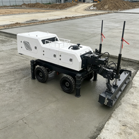 Machine à niveler au laser télescopique hydraulique professionnelle, moteur diesel Yanmar pour projets industriels en béton