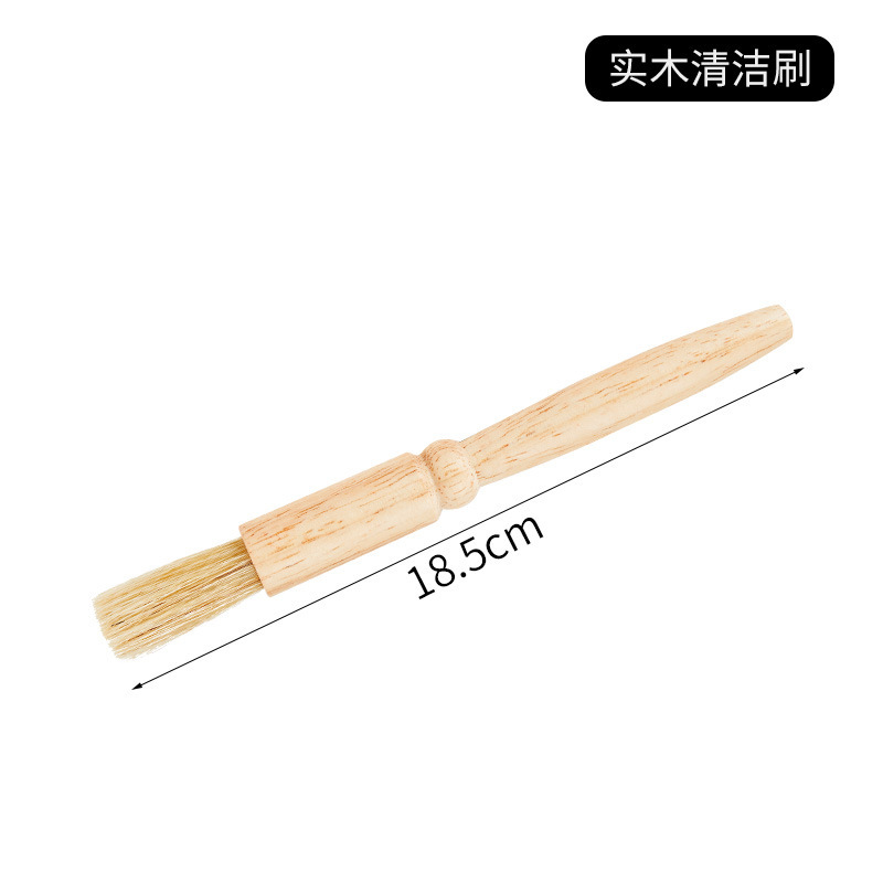 Type C wooden handle boar bristle brush