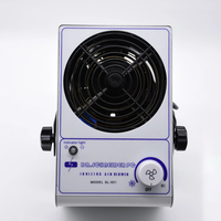 Ioniseur antistatique ESD de dessus de banc SL-001/ventilateur de couverture de zone de 30cm * 30cm souffleur d'air ionisant/mini souffleur d'air ionisant